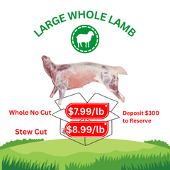 Large Whole Lamb – Freshly Cut & Delivery