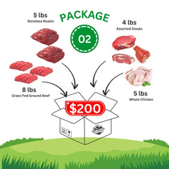Package 02 – Beef Box and Whole Chicken Pack