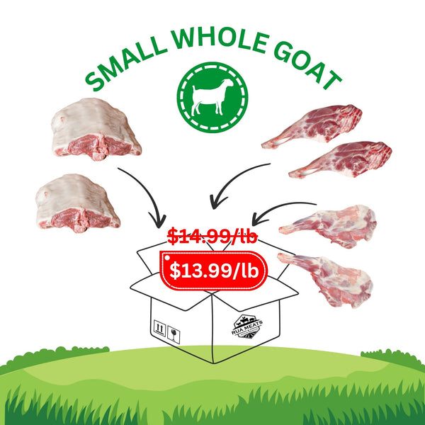 Package 9 - Small Whole Goat Meat – 30-50 lbs
