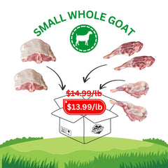 Package 9 - Small Whole Goat Meat – 30-50 lbs